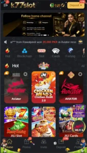 K77 Slot Game Android APK – Pakistani New Trending Platform 1
